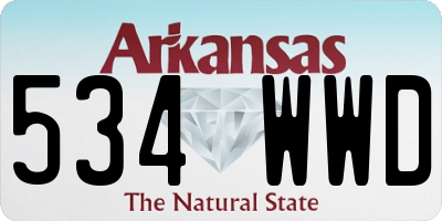 AR license plate 534WWD