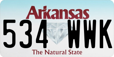 AR license plate 534WWK