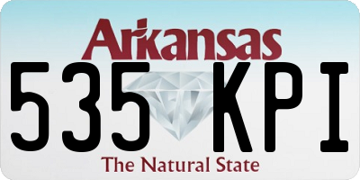 AR license plate 535KPI