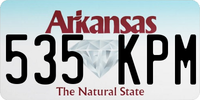 AR license plate 535KPM