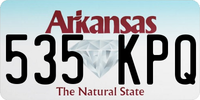 AR license plate 535KPQ