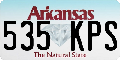 AR license plate 535KPS