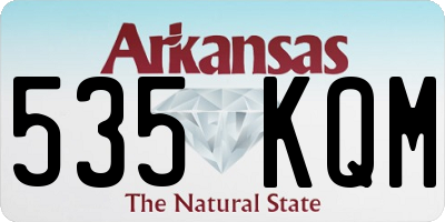 AR license plate 535KQM