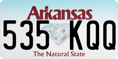 AR license plate 535KQQ