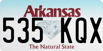 AR license plate 535KQX