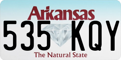 AR license plate 535KQY