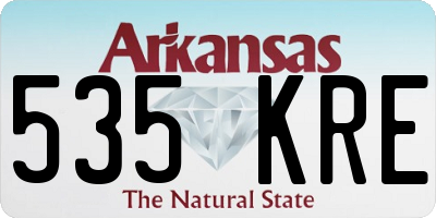 AR license plate 535KRE