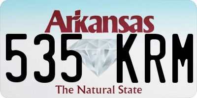 AR license plate 535KRM
