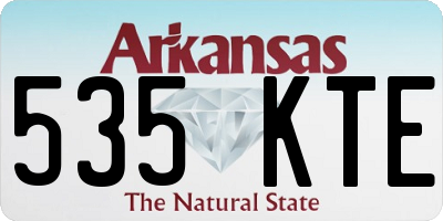 AR license plate 535KTE