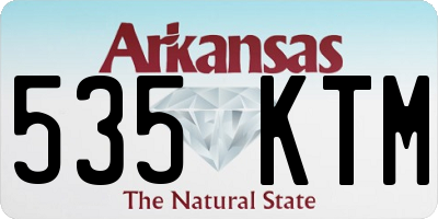 AR license plate 535KTM