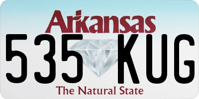 AR license plate 535KUG