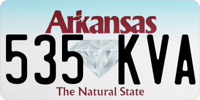 AR license plate 535KVA