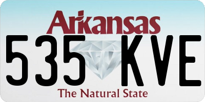AR license plate 535KVE