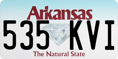 AR license plate 535KVI