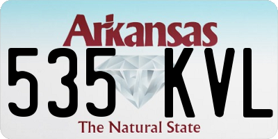 AR license plate 535KVL