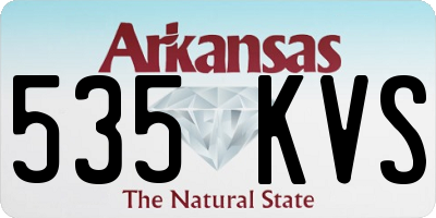 AR license plate 535KVS