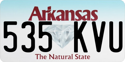 AR license plate 535KVU
