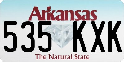 AR license plate 535KXK
