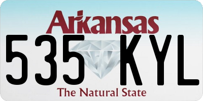 AR license plate 535KYL
