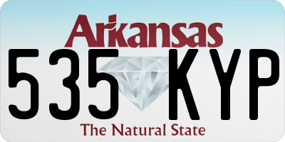 AR license plate 535KYP