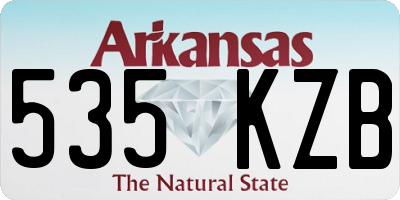 AR license plate 535KZB