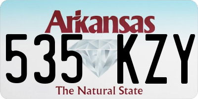 AR license plate 535KZY