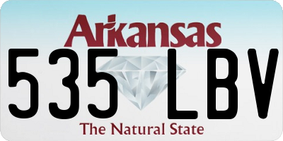 AR license plate 535LBV