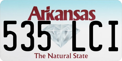 AR license plate 535LCI