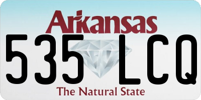 AR license plate 535LCQ