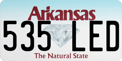 AR license plate 535LED
