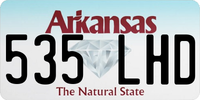 AR license plate 535LHD
