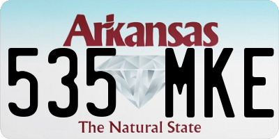 AR license plate 535MKE