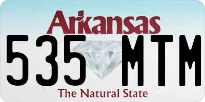 AR license plate 535MTM