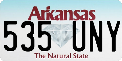 AR license plate 535UNY