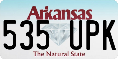AR license plate 535UPK