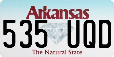 AR license plate 535UQD