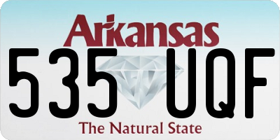 AR license plate 535UQF