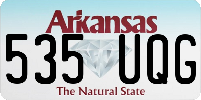 AR license plate 535UQG