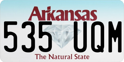 AR license plate 535UQM