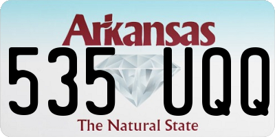 AR license plate 535UQQ