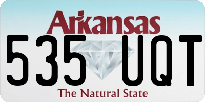 AR license plate 535UQT