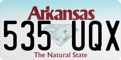 AR license plate 535UQX