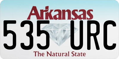AR license plate 535URC