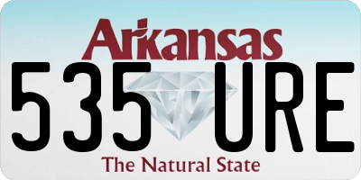 AR license plate 535URE