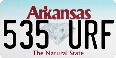AR license plate 535URF