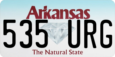 AR license plate 535URG