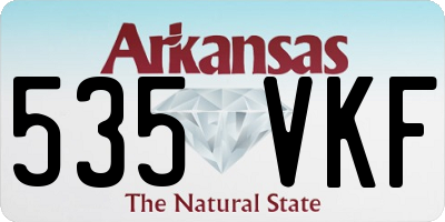 AR license plate 535VKF