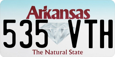 AR license plate 535VTH