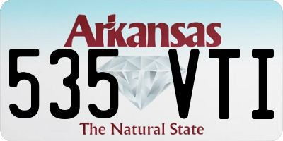 AR license plate 535VTI