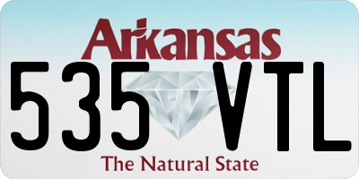 AR license plate 535VTL
